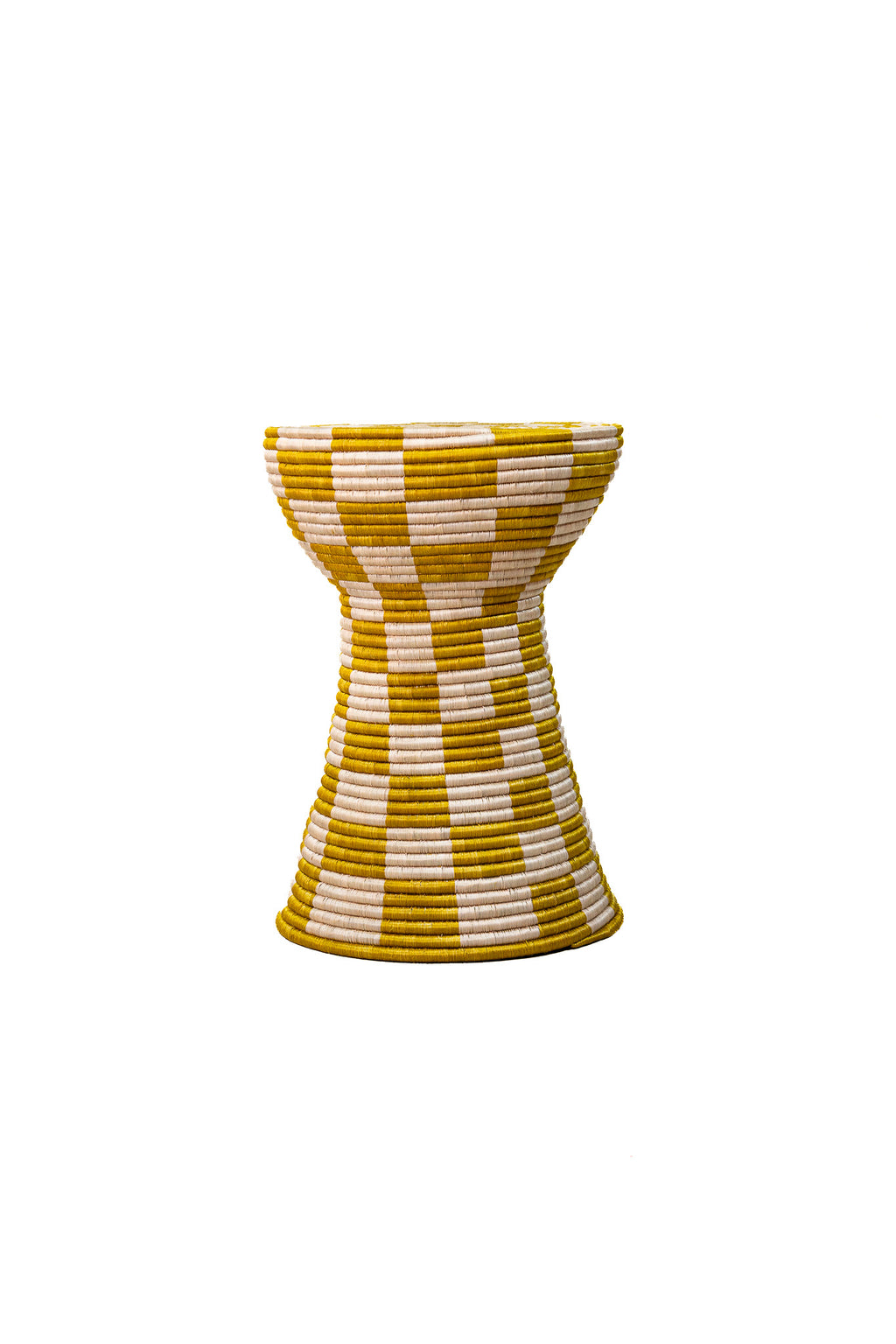 Happy Side Table — Marigold Check