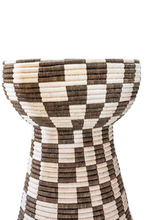 Happy Side Table — Cocoa Check