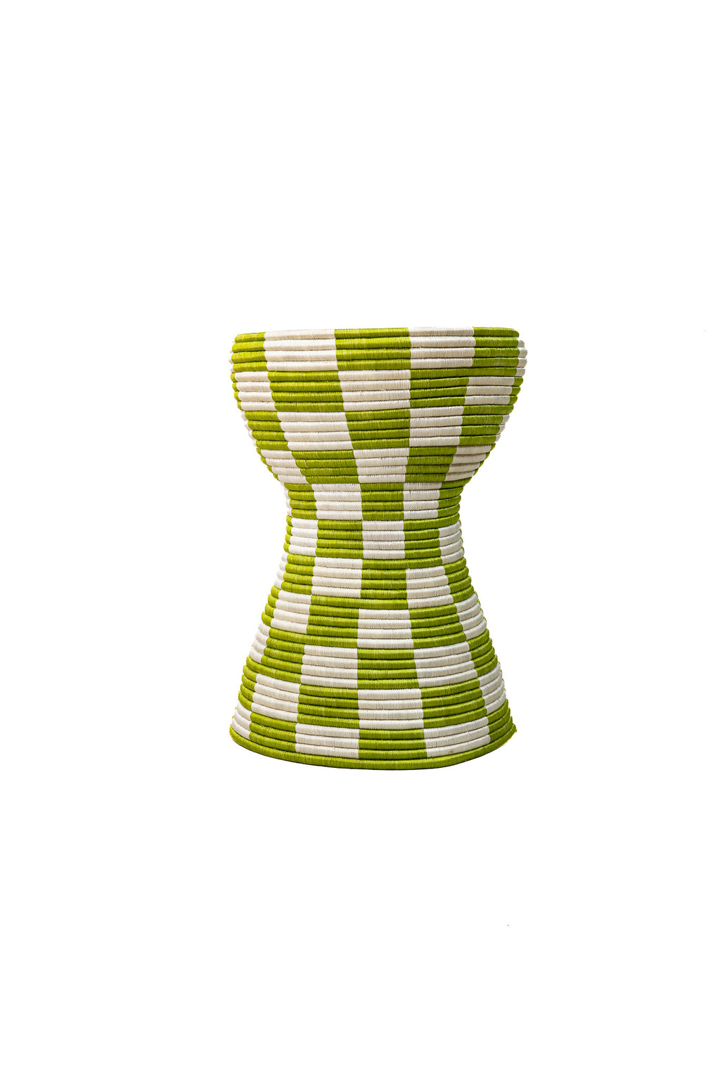 Happy Side Table — Lime Check