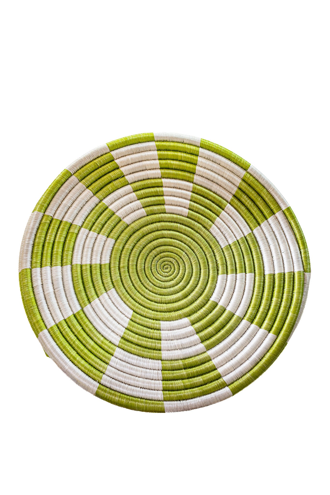 Happy Side Table — Lime Check