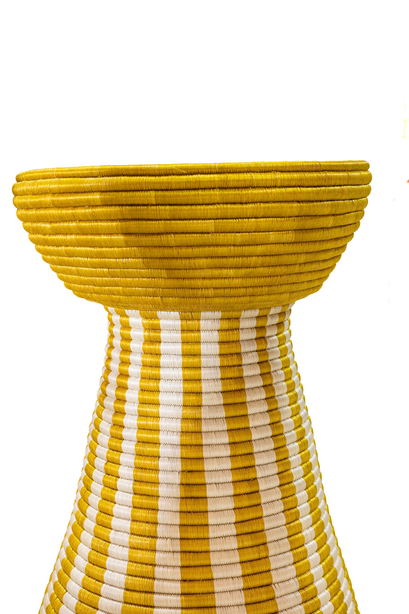 Happy Side Table — Golden Stripe